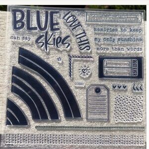 Blue Skies Clear Stamps